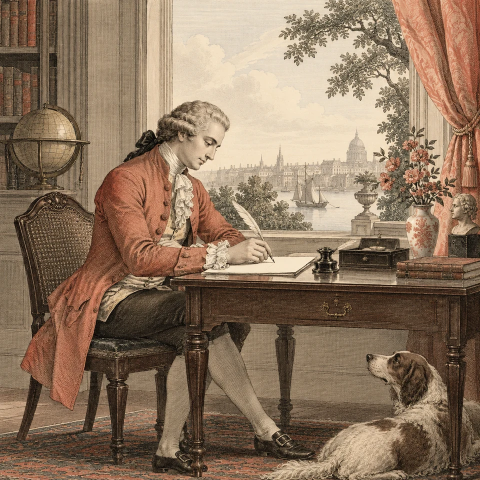 A composed correspondent writes a clear letter with restrained ceremony.