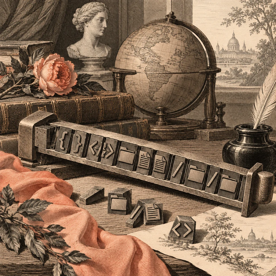 A typesetter protects exact technical symbols while setting a courteous passage.