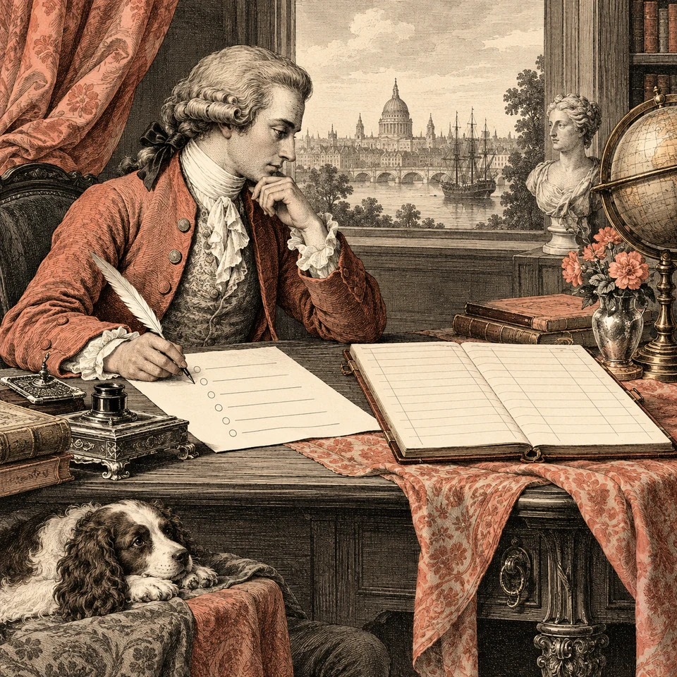 A sequence of planned tasks is kept separate from a completed-work ledger.